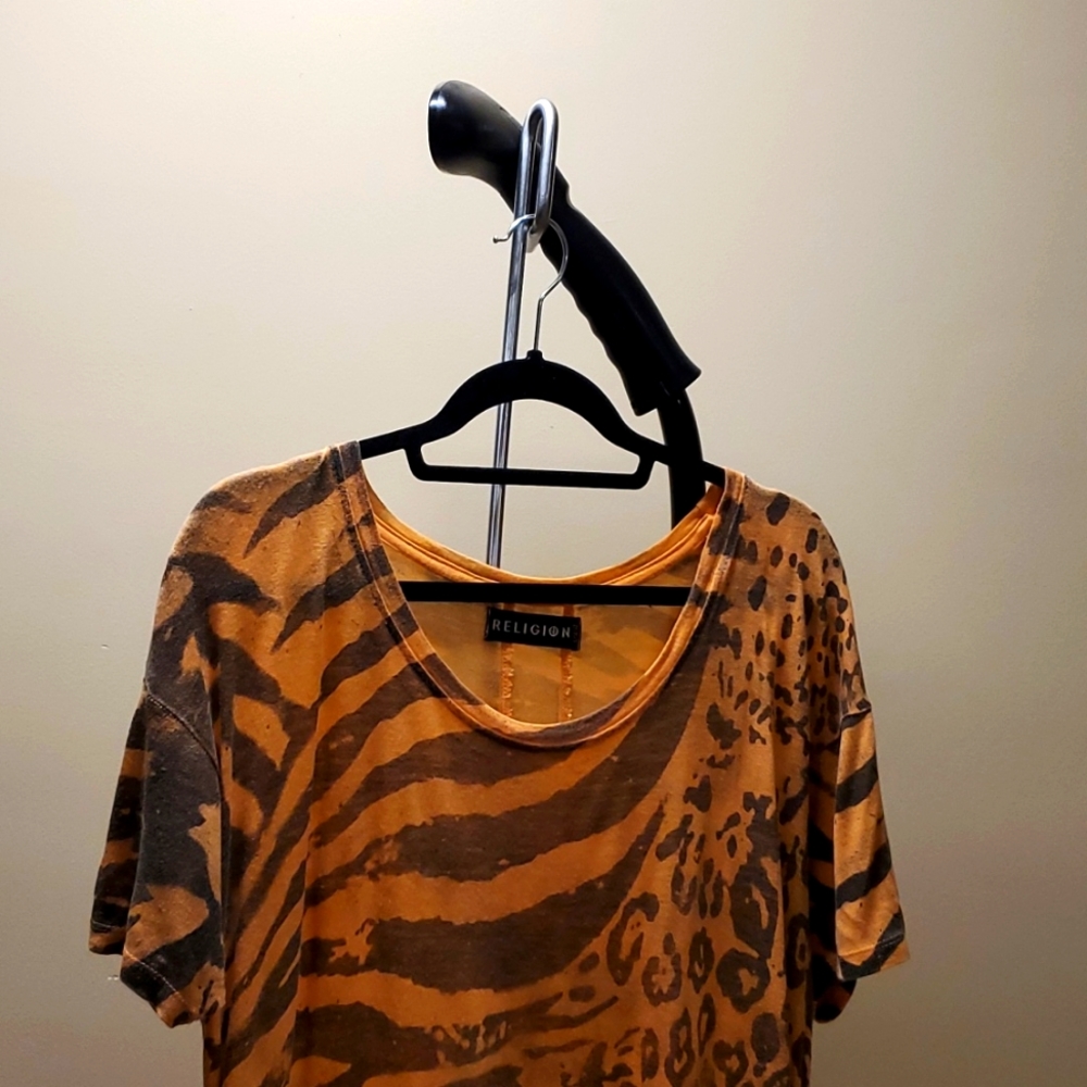 Wide neck tunic